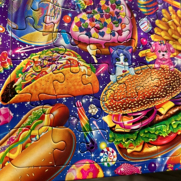Vintage Lisa Frank Jigsaw Puzzles Hunter Tikanni Puppy Junk Food in Space (3) - Picture 7 of 10